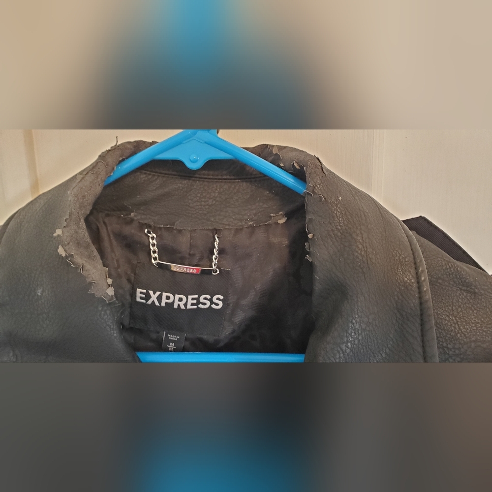 Express Pleather Jacket - Picture 2 of 14